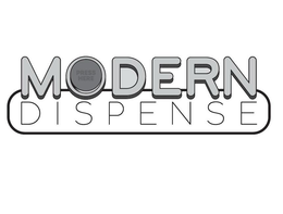 MODERN DISPENSE PRESS HERE trademark