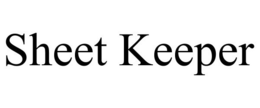 SHEET KEEPER trademark