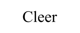 CLEER trademark