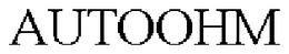 AUTOOHM trademark