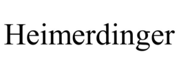 HEIMERDINGER trademark