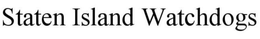 STATEN ISLAND WATCHDOGS trademark