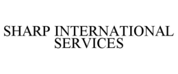 SHARP INTERNATIONAL SERVICES trademark