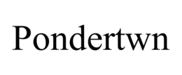 PONDERTWN trademark