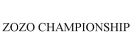 ZOZO CHAMPIONSHIP trademark