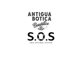 ANTIGUA BOTICA BUSTILLOS SINCE 1857 S.O.S. SKIN OPTIMAL SYSTEM trademark