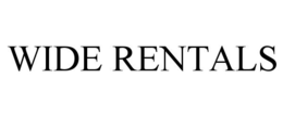 WIDE RENTALS trademark