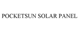POCKETSUN SOLAR PANEL trademark