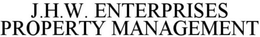 J.H.W. ENTERPRISES PROPERTY MANAGEMENT trademark