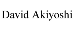 DAVID AKIYOSHI trademark