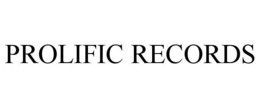 PROLIFIC RECORDS trademark