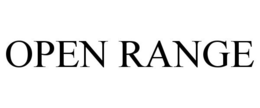 OPEN RANGE trademark