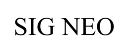 SIG NEO trademark