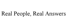 REAL PEOPLE, REAL ANSWERS trademark