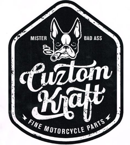 MISTER BAD ASS CUZTOM KRAFT FINE MOTORCYCLE PARTS trademark