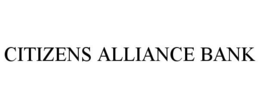 CITIZENS ALLIANCE BANK trademark