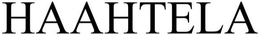 HAAHTELA trademark