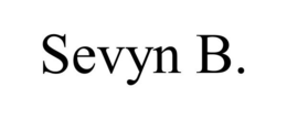 SEVYN B. trademark