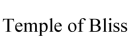 TEMPLE OF BLISS trademark