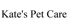 KATE'S PET CARE trademark