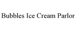 BUBBLES ICE CREAM PARLOR trademark