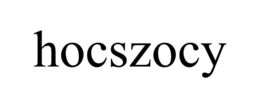 HOCSZOCY trademark