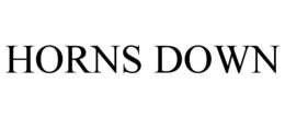 HORNS DOWN trademark
