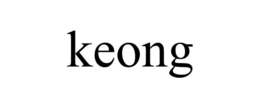 KEONG trademark