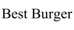 BEST BURGER trademark