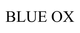 BLUE OX trademark