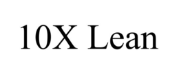 10X LEAN trademark