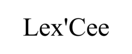 LEX'CEE trademark