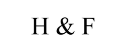H & F trademark