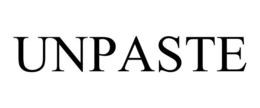 UNPASTE trademark
