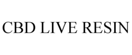 CBD LIVE RESIN trademark