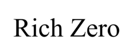 RICH ZERO trademark