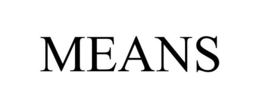 MEANS trademark