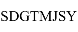 SDGTMJSY trademark