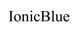 IONICBLUE trademark