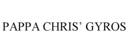 PAPPA CHRIS' GYROS trademark