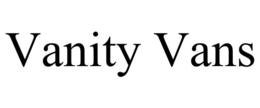 VANITY VANS trademark