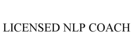 LICENSED NLP COACH trademark