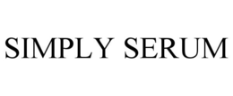 SIMPLY SERUM trademark