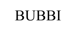 BUBBI trademark
