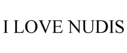 I LOVE NUDIS trademark