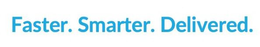 FASTER. SMARTER. DELIVERED. trademark