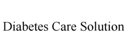 DIABETES CARE SOLUTION trademark