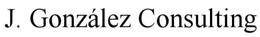 J. GONZÁLEZ CONSULTING trademark