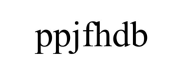 PPJFHDB trademark
