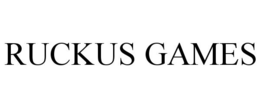 RUCKUS GAMES trademark